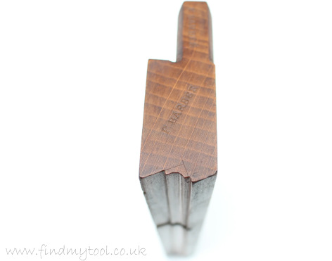 old wooden ovolo plane profile